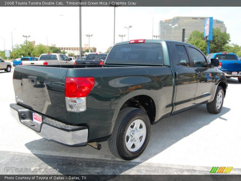 Timberland Green Mica / Graphite Gray 2008 Toyota Tundra Double Cab