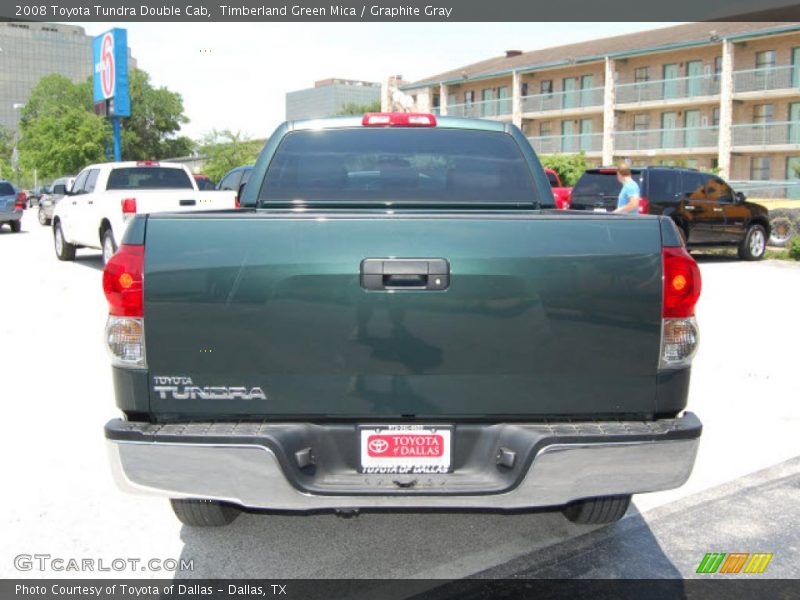 Timberland Green Mica / Graphite Gray 2008 Toyota Tundra Double Cab