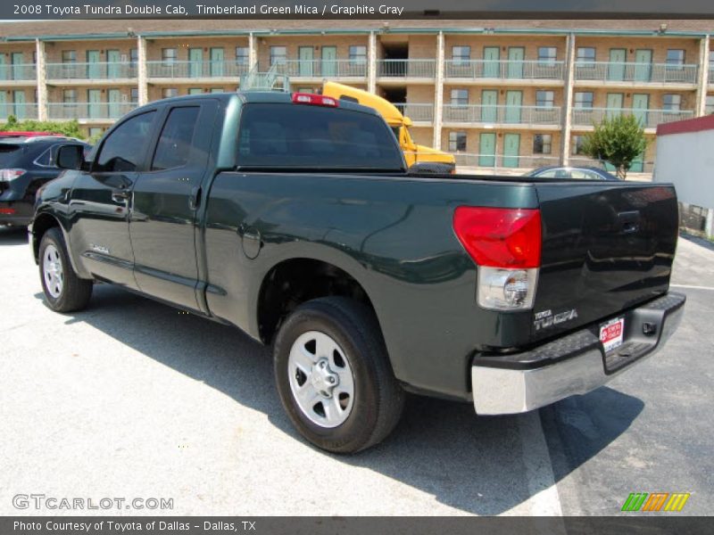 Timberland Green Mica / Graphite Gray 2008 Toyota Tundra Double Cab