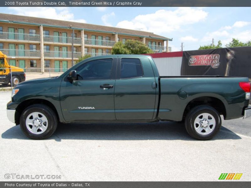 Timberland Green Mica / Graphite Gray 2008 Toyota Tundra Double Cab