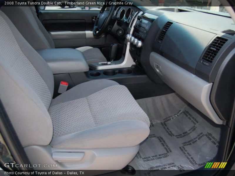 Timberland Green Mica / Graphite Gray 2008 Toyota Tundra Double Cab