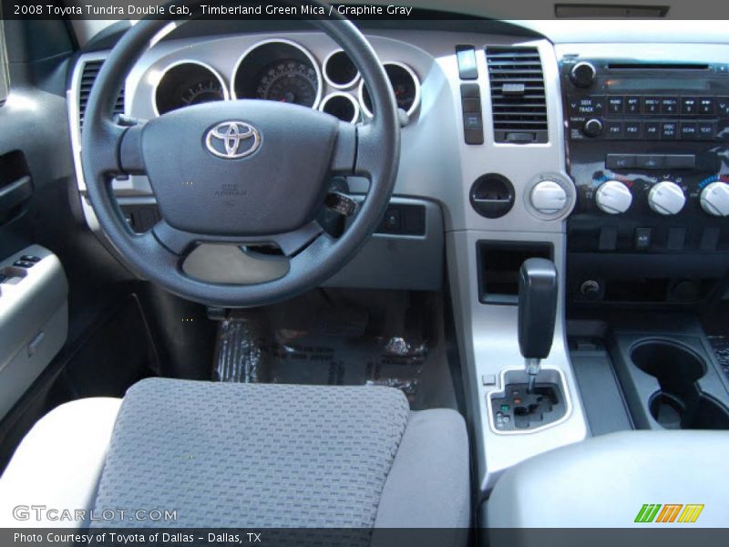 Timberland Green Mica / Graphite Gray 2008 Toyota Tundra Double Cab