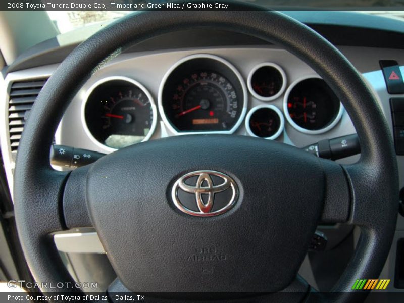 Timberland Green Mica / Graphite Gray 2008 Toyota Tundra Double Cab