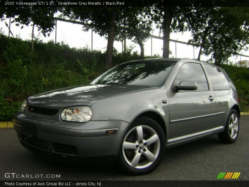 Silverstone Grey Metallic / Black/Red 2005 Volkswagen GTI 1.8T