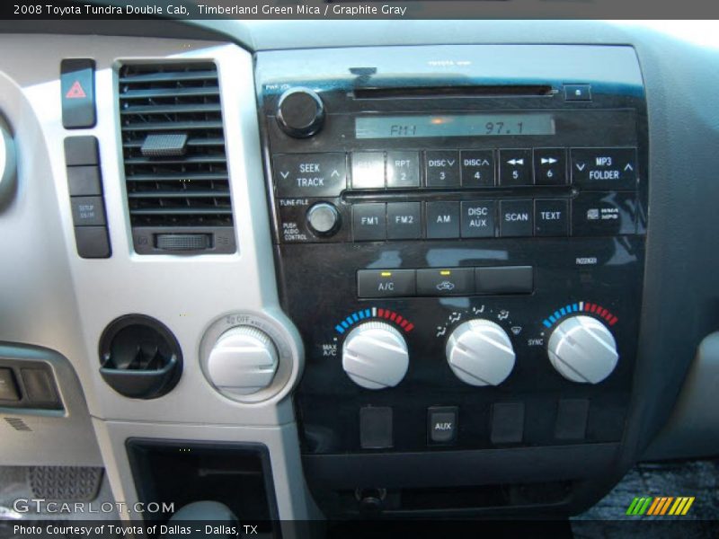 Timberland Green Mica / Graphite Gray 2008 Toyota Tundra Double Cab