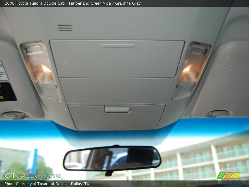 Timberland Green Mica / Graphite Gray 2008 Toyota Tundra Double Cab