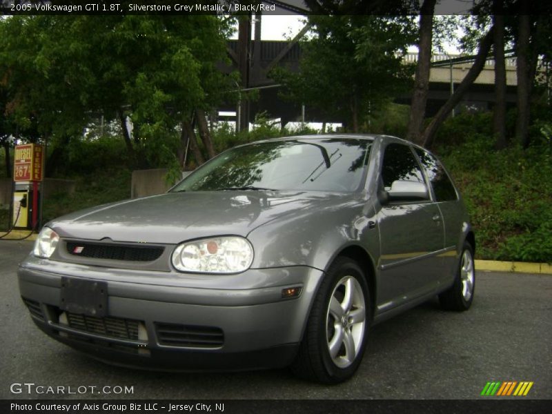 Silverstone Grey Metallic / Black/Red 2005 Volkswagen GTI 1.8T