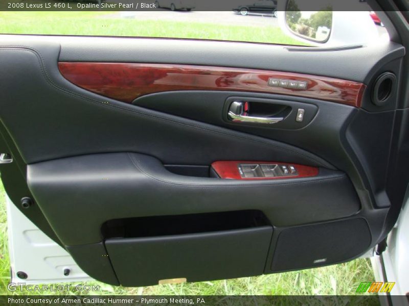 Opaline Silver Pearl / Black 2008 Lexus LS 460 L