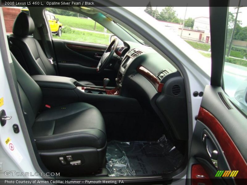 Opaline Silver Pearl / Black 2008 Lexus LS 460 L