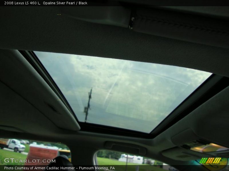 Opaline Silver Pearl / Black 2008 Lexus LS 460 L