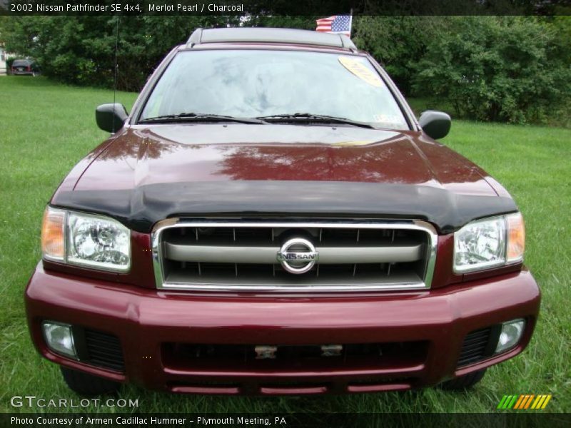 Merlot Pearl / Charcoal 2002 Nissan Pathfinder SE 4x4