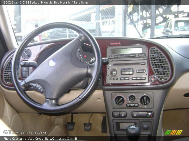Midnight Blue Metallic / Sand Beige 2002 Saab 9-3 SE Sedan