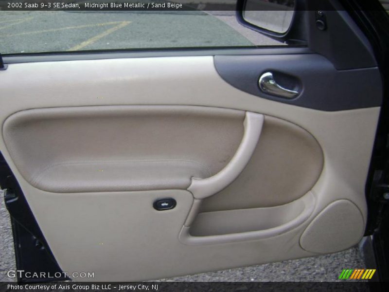 Midnight Blue Metallic / Sand Beige 2002 Saab 9-3 SE Sedan