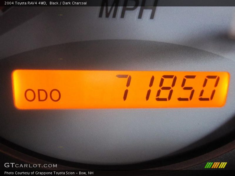 Black / Dark Charcoal 2004 Toyota RAV4 4WD