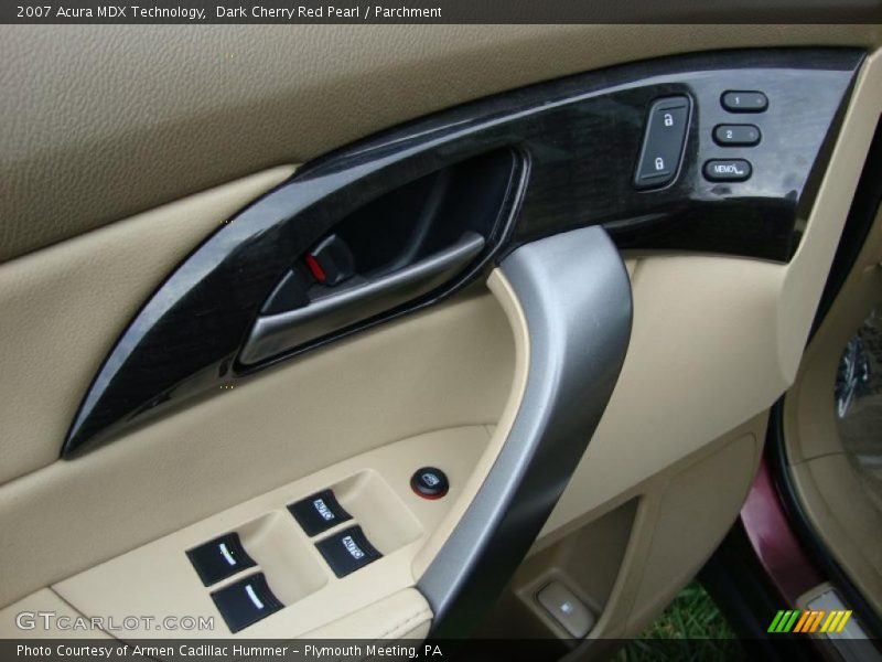 Dark Cherry Red Pearl / Parchment 2007 Acura MDX Technology
