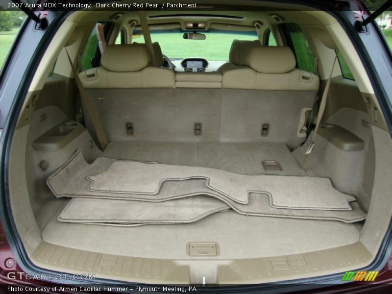 Dark Cherry Red Pearl / Parchment 2007 Acura MDX Technology