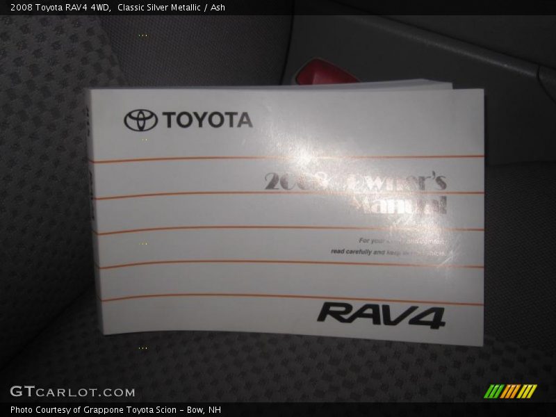 Classic Silver Metallic / Ash 2008 Toyota RAV4 4WD
