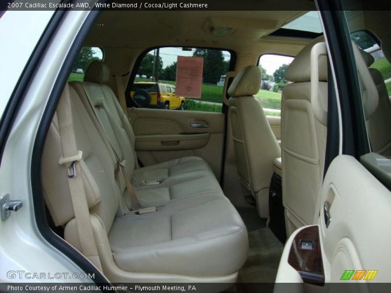 White Diamond / Cocoa/Light Cashmere 2007 Cadillac Escalade AWD