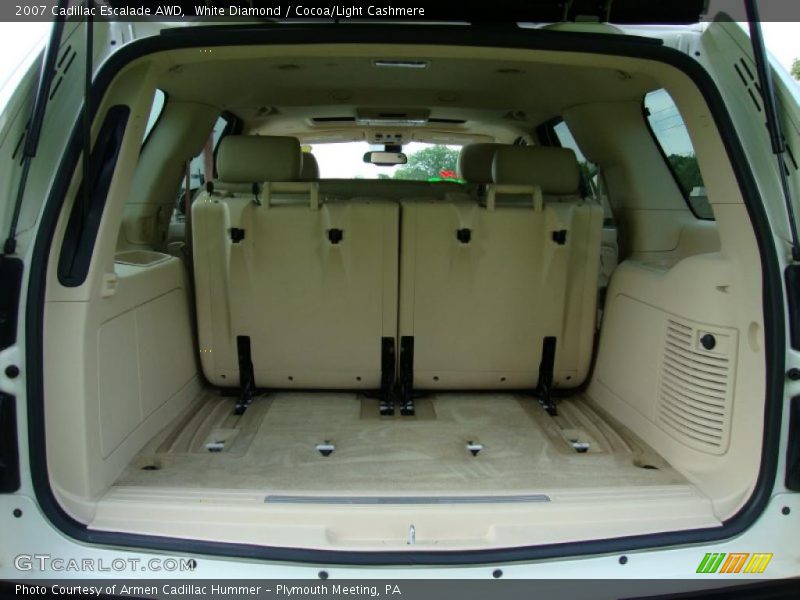 White Diamond / Cocoa/Light Cashmere 2007 Cadillac Escalade AWD