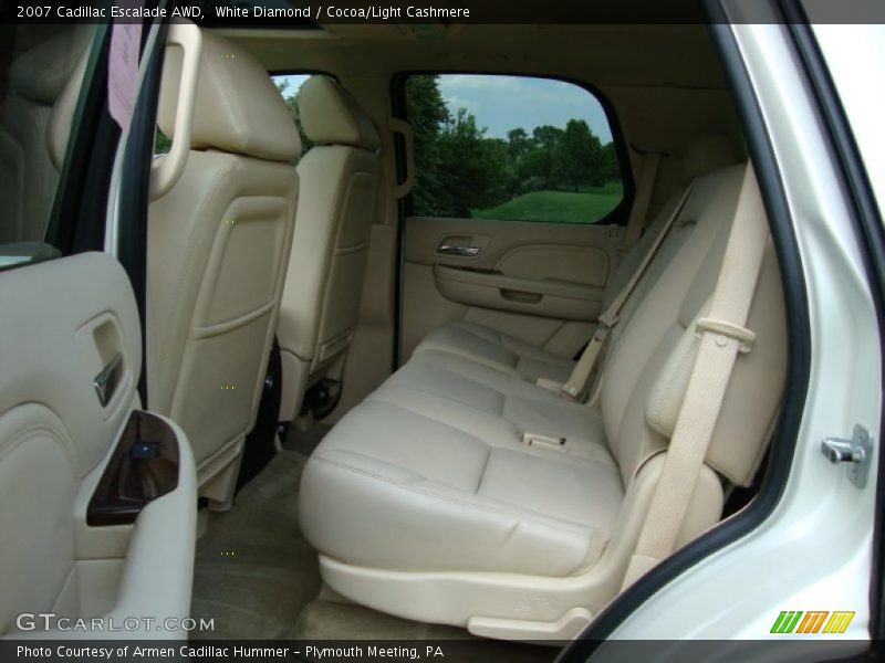 White Diamond / Cocoa/Light Cashmere 2007 Cadillac Escalade AWD