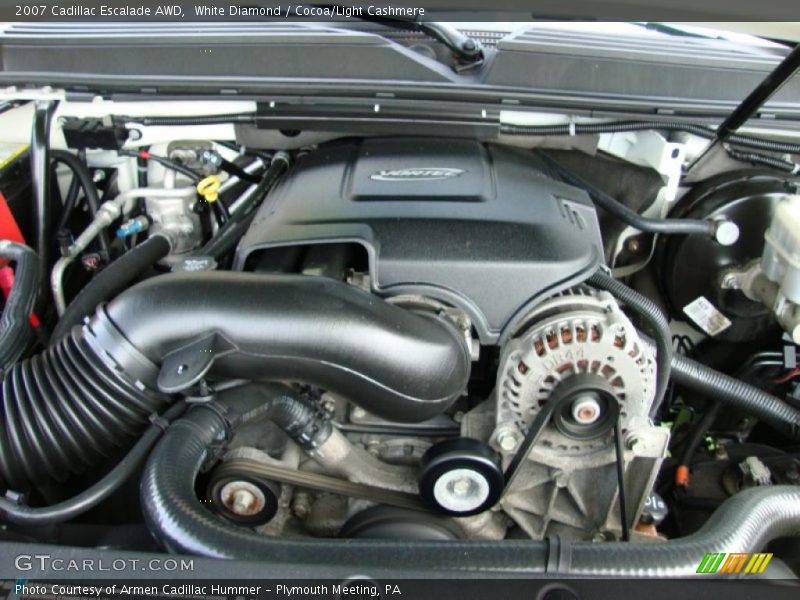 White Diamond / Cocoa/Light Cashmere 2007 Cadillac Escalade AWD