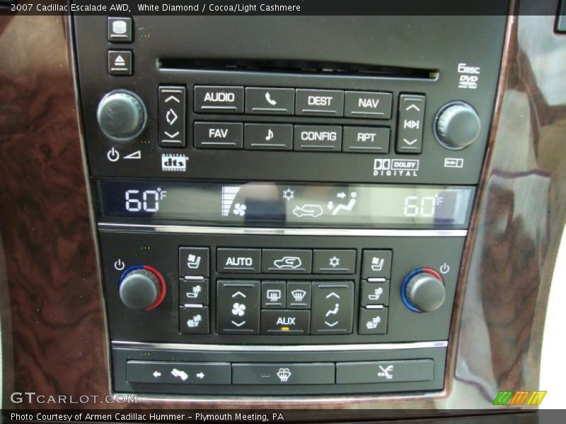 White Diamond / Cocoa/Light Cashmere 2007 Cadillac Escalade AWD