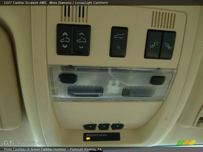 White Diamond / Cocoa/Light Cashmere 2007 Cadillac Escalade AWD