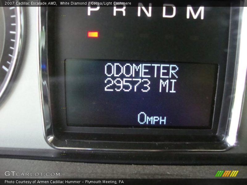 White Diamond / Cocoa/Light Cashmere 2007 Cadillac Escalade AWD