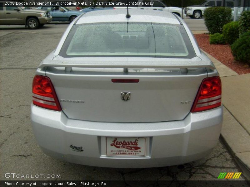 Bright Silver Metallic / Dark Slate Gray/Light Slate Gray 2008 Dodge Avenger SXT