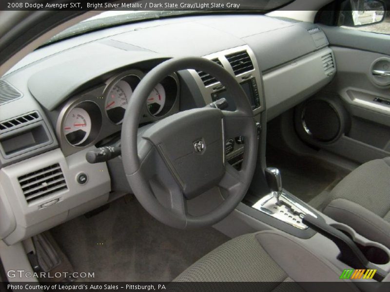 Bright Silver Metallic / Dark Slate Gray/Light Slate Gray 2008 Dodge Avenger SXT