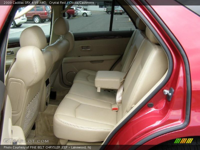 Crystal Red / Cocoa/Cashmere 2009 Cadillac SRX 4 V6 AWD