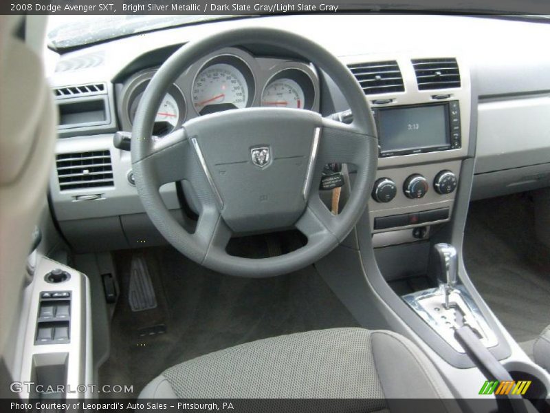 Bright Silver Metallic / Dark Slate Gray/Light Slate Gray 2008 Dodge Avenger SXT