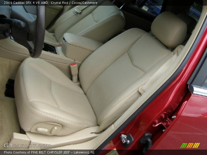 Crystal Red / Cocoa/Cashmere 2009 Cadillac SRX 4 V6 AWD