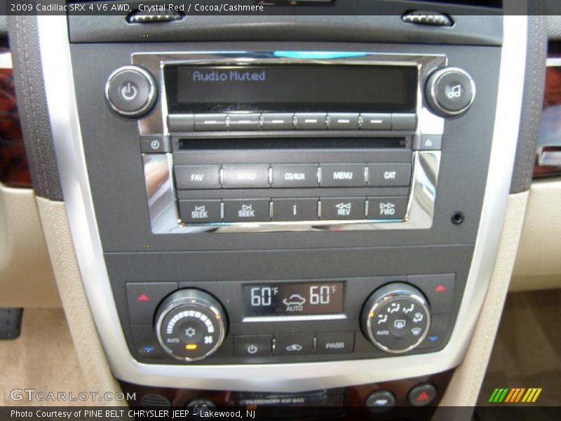 Crystal Red / Cocoa/Cashmere 2009 Cadillac SRX 4 V6 AWD