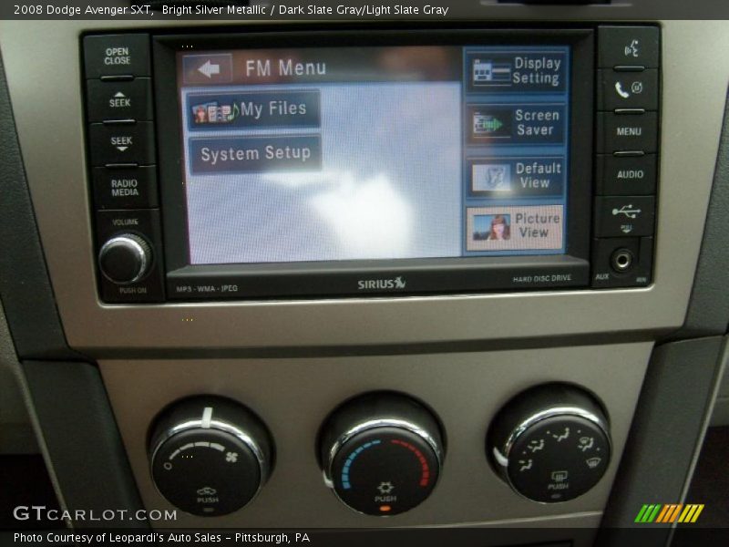 Bright Silver Metallic / Dark Slate Gray/Light Slate Gray 2008 Dodge Avenger SXT