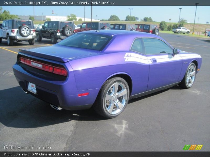 Plum Crazy Purple Pearl / Dark Slate Gray 2010 Dodge Challenger R/T