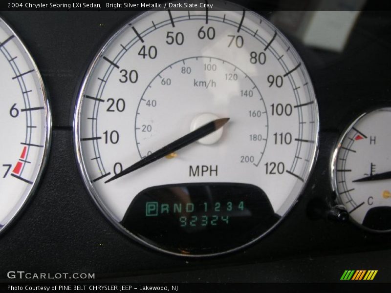 Bright Silver Metallic / Dark Slate Gray 2004 Chrysler Sebring LXi Sedan
