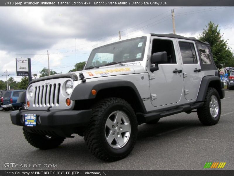 Bright Silver Metallic / Dark Slate Gray/Blue 2010 Jeep Wrangler Unlimited Islander Edition 4x4