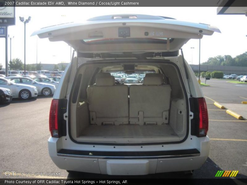 White Diamond / Cocoa/Light Cashmere 2007 Cadillac Escalade ESV AWD