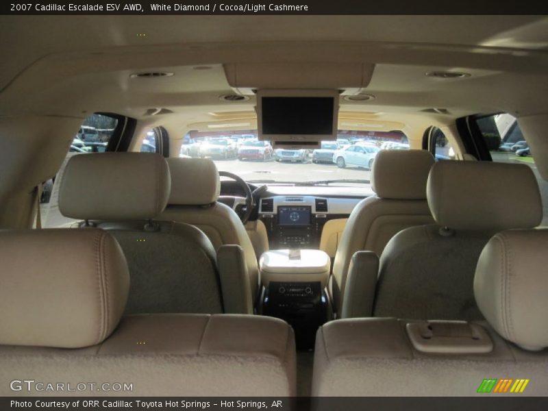 White Diamond / Cocoa/Light Cashmere 2007 Cadillac Escalade ESV AWD