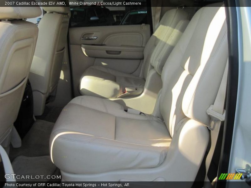 White Diamond / Cocoa/Light Cashmere 2007 Cadillac Escalade ESV AWD