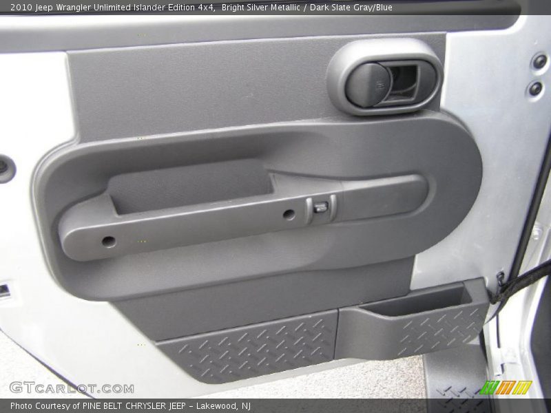 Bright Silver Metallic / Dark Slate Gray/Blue 2010 Jeep Wrangler Unlimited Islander Edition 4x4