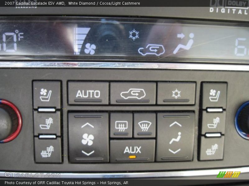 White Diamond / Cocoa/Light Cashmere 2007 Cadillac Escalade ESV AWD