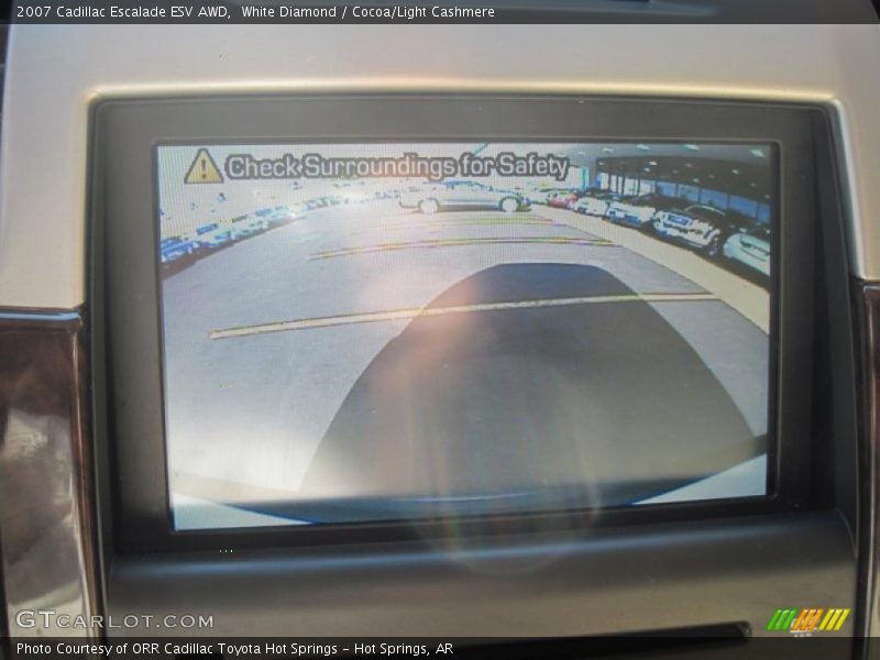 White Diamond / Cocoa/Light Cashmere 2007 Cadillac Escalade ESV AWD