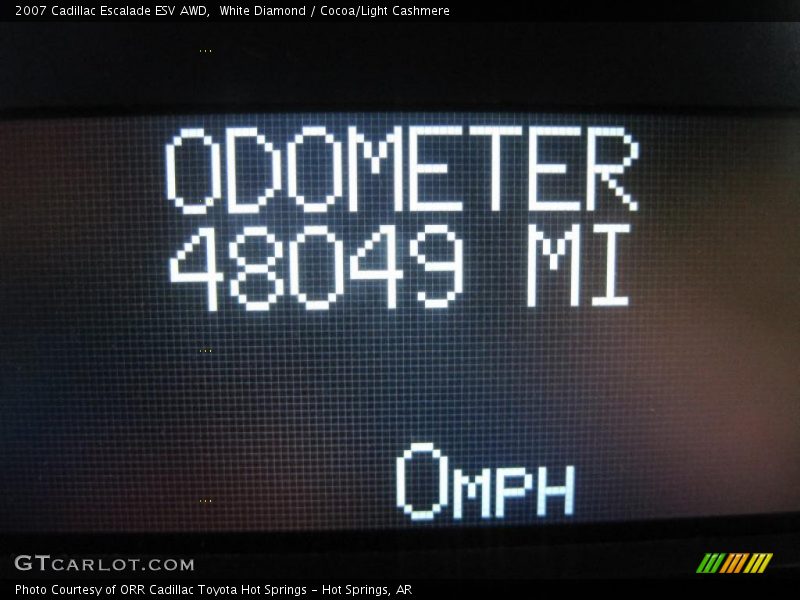 White Diamond / Cocoa/Light Cashmere 2007 Cadillac Escalade ESV AWD