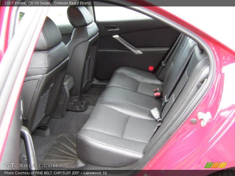 Crimson Red / Ebony 2007 Pontiac G6 V6 Sedan