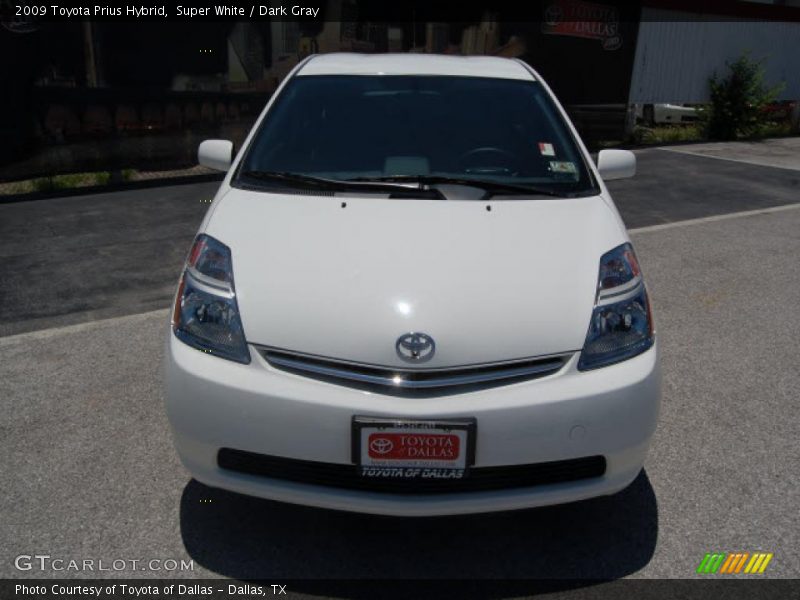 Super White / Dark Gray 2009 Toyota Prius Hybrid