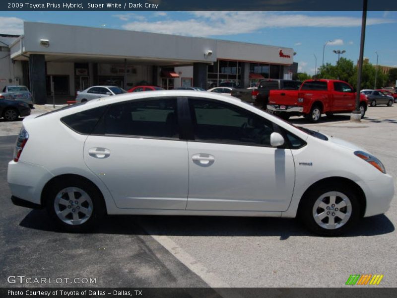 Super White / Dark Gray 2009 Toyota Prius Hybrid