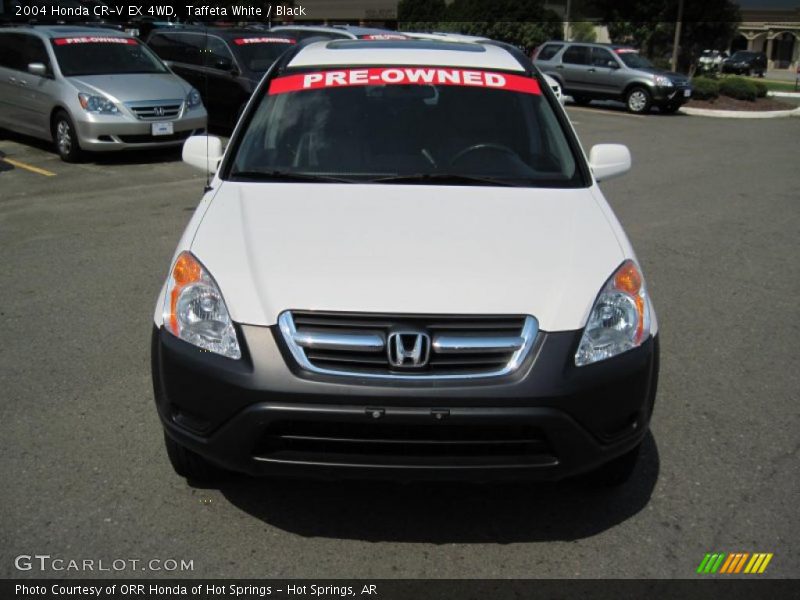 Taffeta White / Black 2004 Honda CR-V EX 4WD