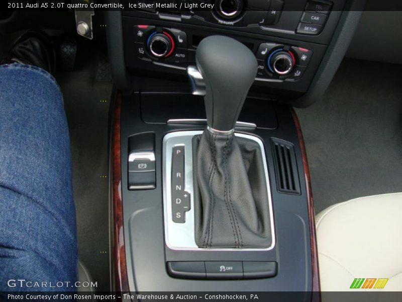 Ice Silver Metallic / Light Grey 2011 Audi A5 2.0T quattro Convertible